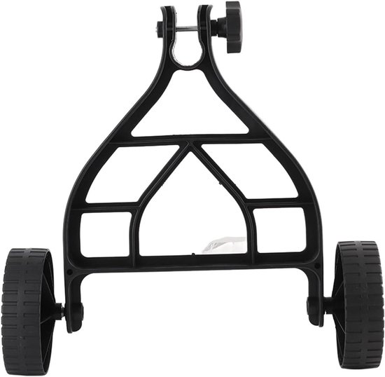 Hulpwiel Set - Steunwielen Grasmaaier - Gazon Onderhoud - Driehoekige Stabiliteit - 32 x 26 x 9 cm - Zwart
