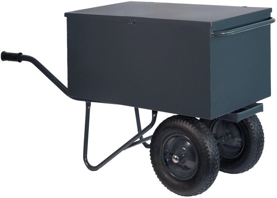 Hummer Gereedschapskruiwagen Pro - 190 liter - dubbele wielen van Merkloos	