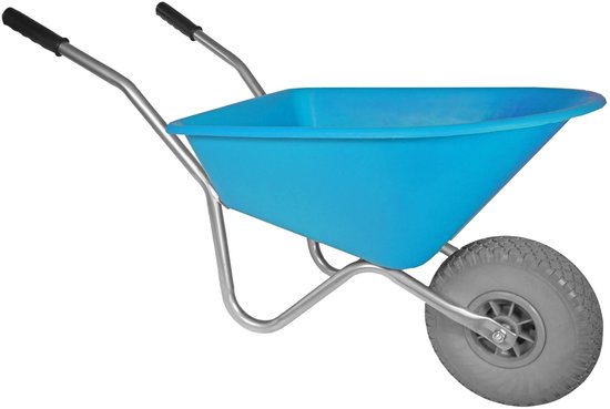 Hummer Kinderkruiwagen licht blauw 35L met anti-lekwiel van Merkloos	