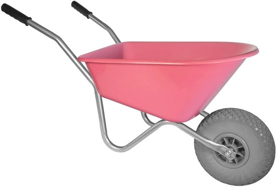 Hummer Kinderkruiwagen roze 35L met anti-lekwiel van Merkloos	