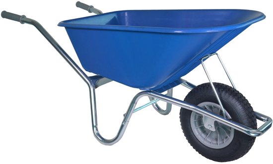 Hummer klus tuinkruiwagen 100L blauw van Hummer