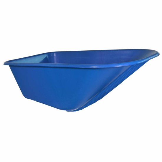 Hummer Losse Kruiwagenbak - Kunststof - Blauw - 100 liter van Merkloos	