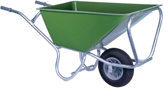 Hummer PRO Stalkruiwagen 160L groen van Merkloos	