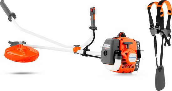 Husqvarna 122R Benzine Trimmer - 21,7cc 2-Takt Motor, 43cm Snijbreedte, Tap'n Go, Smart Start® met Draagriem