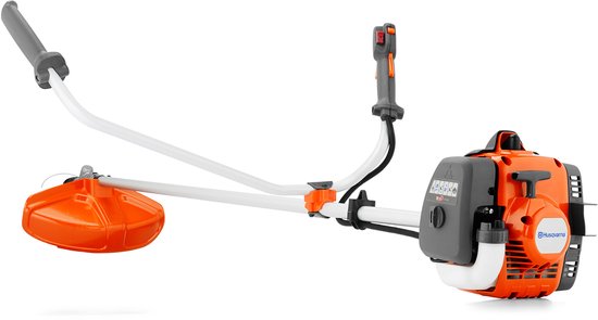 Husqvarna 129R Benzine Bosmaaier - 27,6cc X-Torq® Motor, 43cm Snijbreedte, Stierhoorngreep incl. Grasmes & Draagriem
