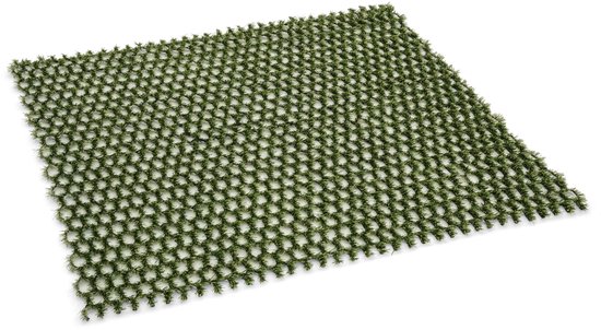 Husqvarna Automower Hybrid Grass Kit - 1x1 m grote mat met 16 groene haken, verbetert de tractie op hellingen en in krappe ruimtes van Merkloos	