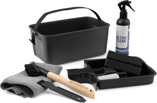 Husqvarna Automower Reinigings- & Onderhoudskit - Compleet Verzorgingsset met Borstels, Schroevendraaier & Spray