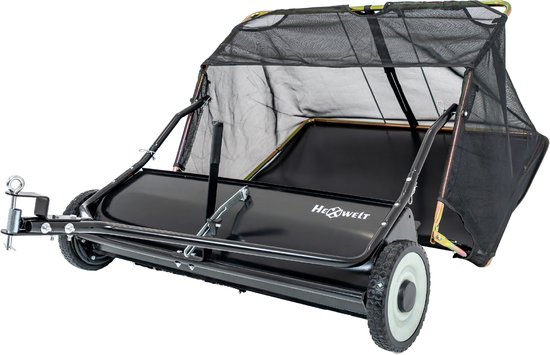 HW-SWEEPER - Gazonveger voor Zitmaaier - 96 cm - 370 L