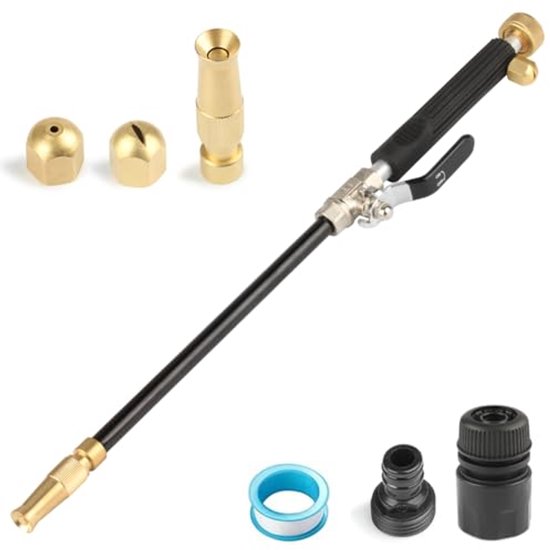 Hydro Jet Deep Hogedrukreiniger voor Thuisgebruik - Ideaal voor Ramen, Auto's en Buiten van Merkloos	