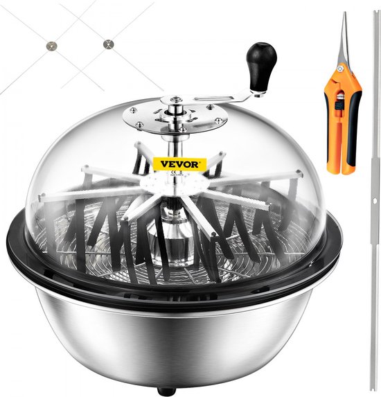 Hydrocultuur 24" Leaf Bud Trimmer Bowl Machine Spin Leaf Cutter Krachtige schaar van iPower