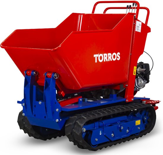 Hydrostatische mini rupsdumper met kipbak 800kg Honda 9pk Torros HRD800H van Torros