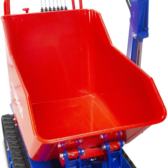 Hydrostatische mini rupsdumper met verbreding, kantelbare schop 80kg kipbak 800kg Honda 9pk Torros HRD800HAX van Merkloos	