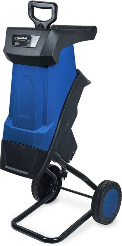 Hyundai Elektrische Hakselaar/Shredder 2500 Watt [57388] – Voor takken tot Ø40mm – Incl. 45L opvangzak & duwstok van HYUNDAI
