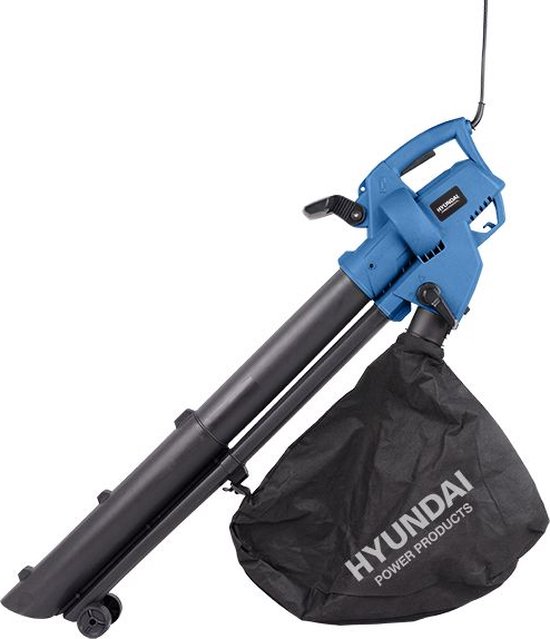 HYUNDAI homeline 3-in-1 bladblazer electrisch 3000W - Bladzuiger met Versnipperaar- incl. 45 liter opvangzak van Merkloos	