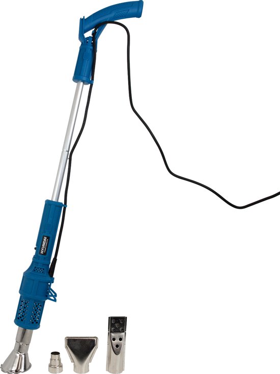 Hyundai onkruidbrander elektrisch 2000W - Looftlighter - BBQ aansteker - Incl. 4 RVS mondstukken