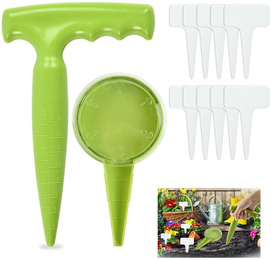 Ibenzoa® 12-delige Tuinset voor Efficiënt Planten van Bloembollen en Groenten van Ibenzoa