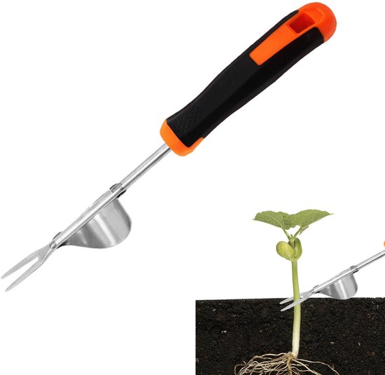 Ibenzoa® Efficiënt Handmatig Tuingereedschap voor Onkruidverwijdering met Ergonomisch Ontwerp van Merkloos	