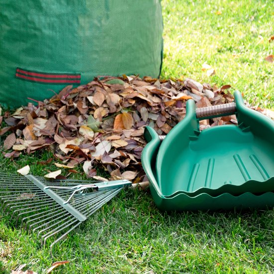 Ibenzoa® Robuuste Bladverzamelaar met Kunststof Bladschep en Ergonomische Handgreep – Set van 2 van Ibenzoa