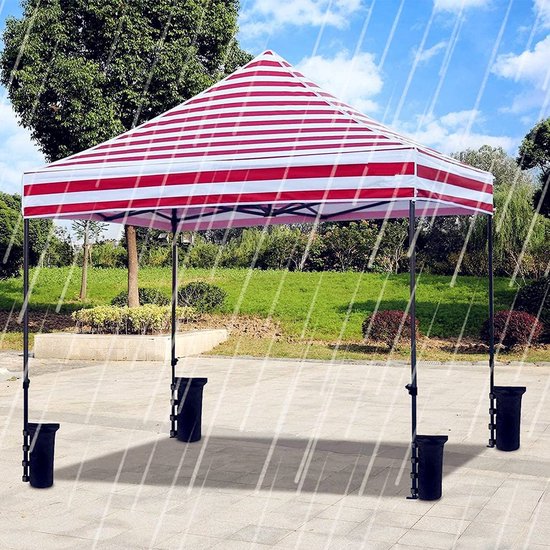 Ibenzoa® Verzwaarde Stabiliteitszakken voor Tent, Paviljoen en Parasol - Set van 4 Cirkelvormige Zakken