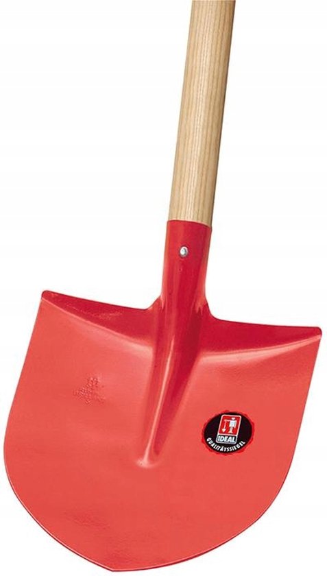 IDEAL Frankfurter Schep Rood 270x290mm met Esdoorn Steel 130cm
