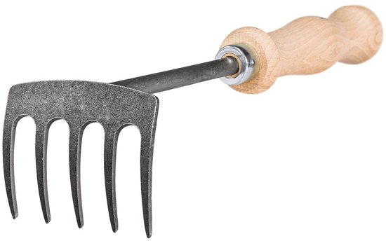 Ideal handhark beukenhouten steel 15,5 cm van Ideal.