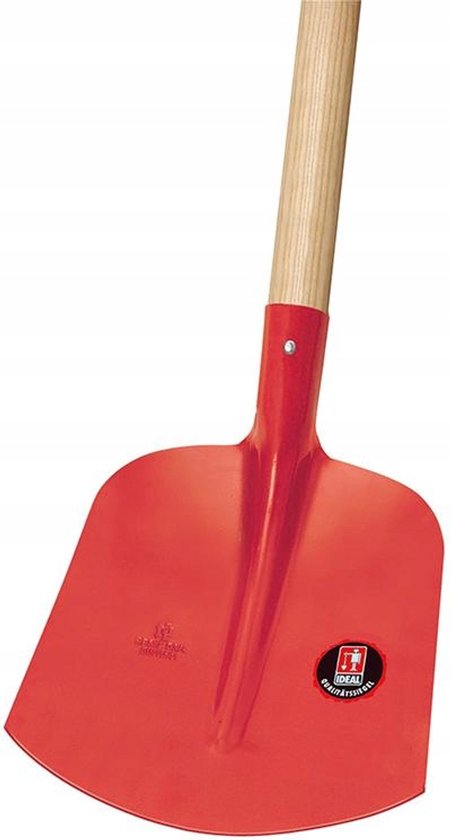 IDEAL Hollandse Schep Rood 250x300mm Lemmet 3/4 Zonder Staal van Merkloos	