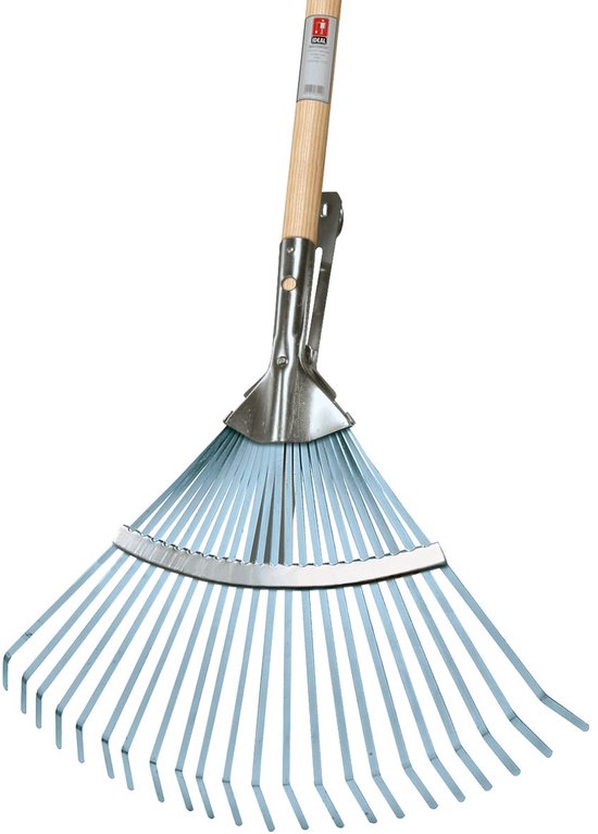 Ideal waaierbezem verstelbaar essenhouten steel 140 cm van Ideal.