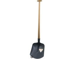 IDEALSPATEN scheppanschop - zand - met steel 100cm - 1/2 blad