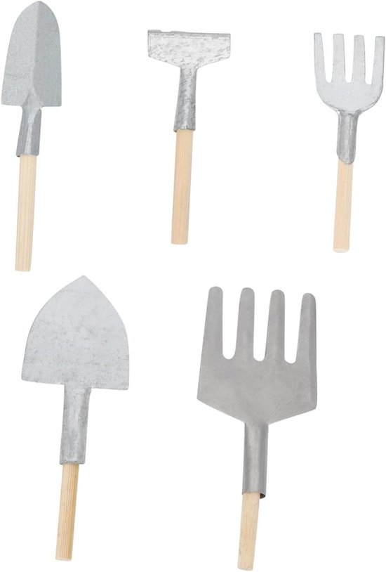 ifundom 5 Stuks Gadgets Voor Tuinieren Tuin Hand Troffel Mini-tuingereedschap Tuin Handschep Huisdecoratie Tuinieren Hark Pop Tuingereedschap Mini Troffel Zelf Gemaakt Kind Ijzer