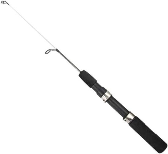 Ijshengel - Telescopische hengel - IJsvissen - Koolstofvezel constructie - 50 cm - Zwart