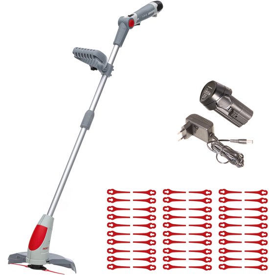IKRA accu-grastrimmer IART 1224, 12 V, incl. accu, oplader en 20 nylon messen