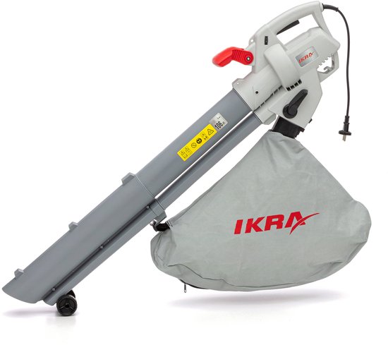 IKRA elektrische bladzuiger en bladblazer IBV 3000, 3-in-1 functie, blaassnelheid tot 240 km/u