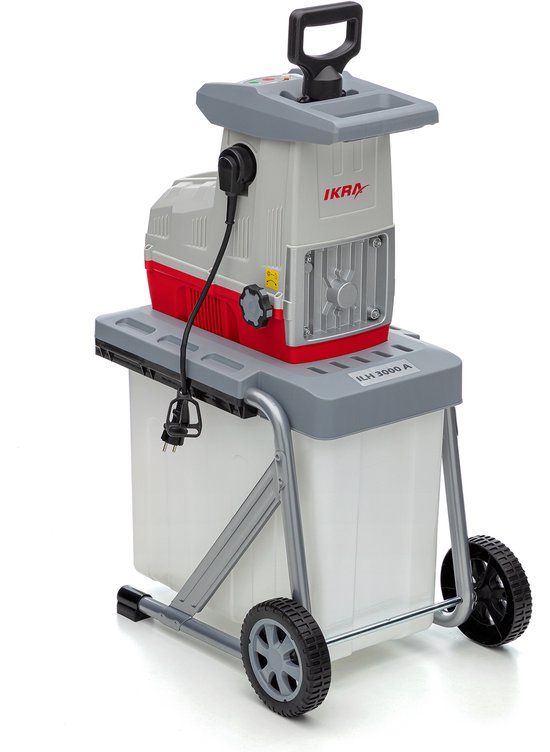 IKRA elektrische rolhakselaar, houtversnipperaar, tuinversnipperaar ILH 3000 A, takdikte tot 44 mm, 3.000 W van IKRA