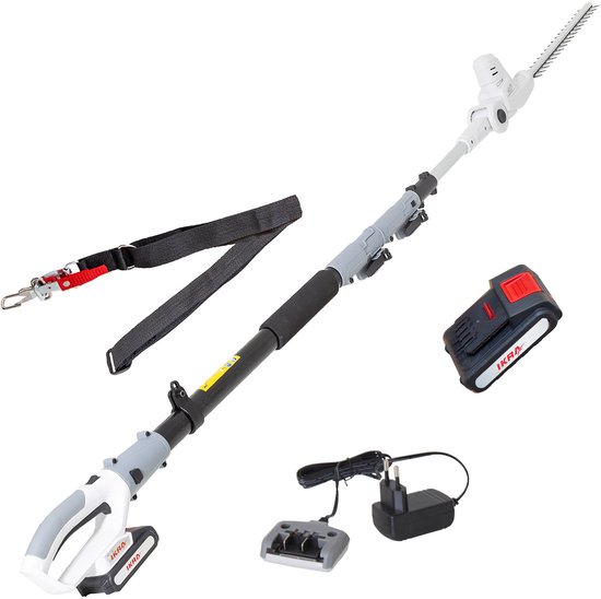 IKRA telescopische accu-heggenschaar ICPH 2040, inclusief 20 V accu, oplader en schouderriem