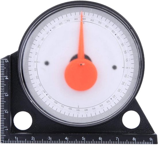 Inclinometer, Multifunctional Incline Level Meter, Mini Inclinometer, Measuring Tools, Protractor Tilt Level Meter, Angle Gauge, Clinometer, Tilt Angle Gauge for Construction, Pipe, Stair Measurement van Neoteck
