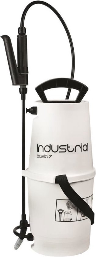Industrial Basic 7 - 5L drukspuit (bestand tegen zuren,chloor,azijn) van Merkloos	