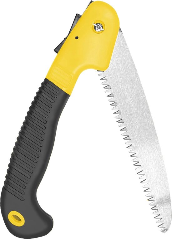 Inklapbare handzaag met staal zaagblad - 18 cm zaagblad voor terrassen, tuinen en kamperen van Green Arrow
