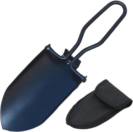 Inklapbare Mini-schep - Tuinschep voor Camping en Outdoor - Roestvrij Staal van Merkloos	