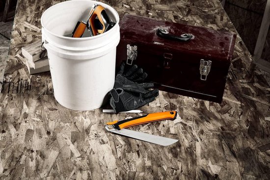 Inklapbare trekzaag 25 cm zaagblad lengte 13 TPI zwart-oranje PowerTooth 1062933 garden saw hand van Fiskars