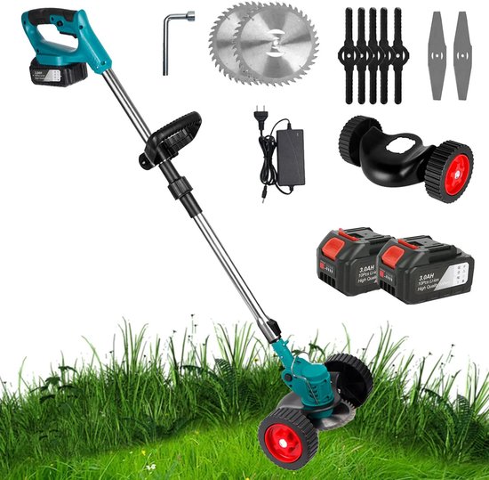 Innovastore Draadloze Elektrische Grasmaaier - Grasmaaier - Trimmer - Tuingereedschap - 3-in-1 Veelzijdige Snijder- 1500W