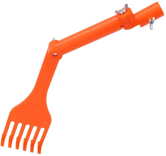 Inovra - Mini-Hark, Premium Roterende Gootreinigings-Mini-Hark Gootreinigingshark Multifunctionele Gootreinigingsgereedschappen Eenvoudig Te Gebruiken Praktische Gootreinigingsbenodigdheden(Oranje)