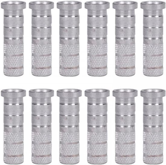 Insert Base voor boogschieten - 12 stuks vervangende aluminium pijlen inserts voor 6,2 mm pijlas - pijlschacht archery accessoires