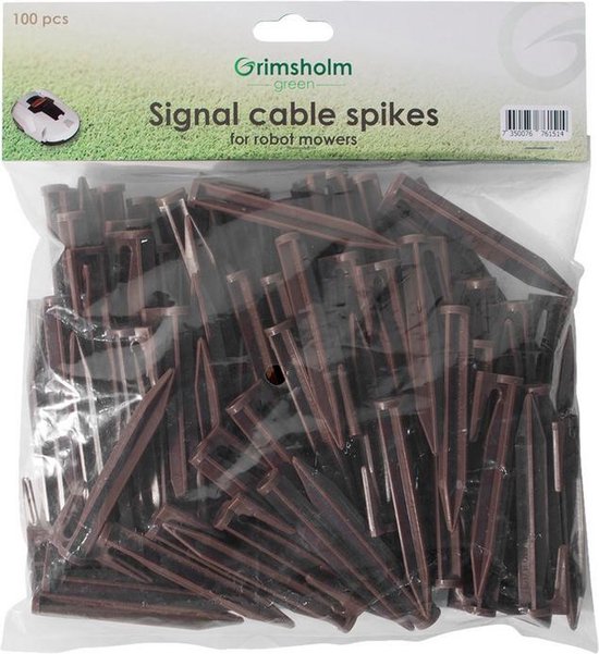 Installatie kabel grondpennen voor robotmaaiers universeel - Draadpinnen - 100 stuks van Veltia