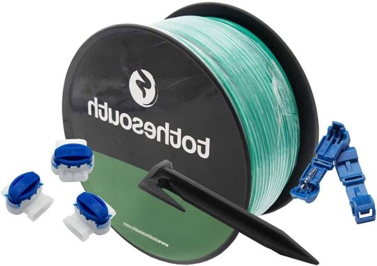 Installatie Kit - Robotmaaier Accessoires - Gazon Onderhoud - Compleet Met Bevestigingsmateriaal - 250m Draad - Zwart