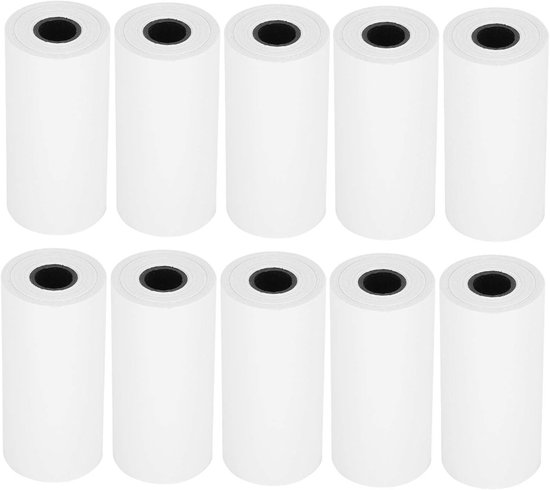 Instant camera thermisch papier - 10 rollen x printerpapier voor draagbare thermische printcamera en fotografie van Merkloos	