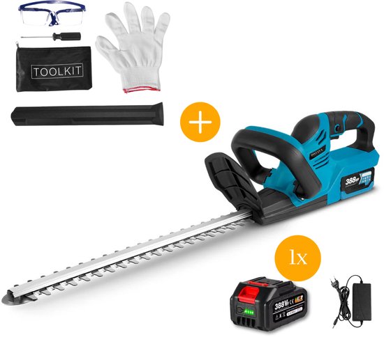 Instava Accu Heggenschaar Incl. 1x Accu (4.0Ah) - Geschikt Voor Makita 18v Accu - 51cm - Incl. Accessoires van Instava