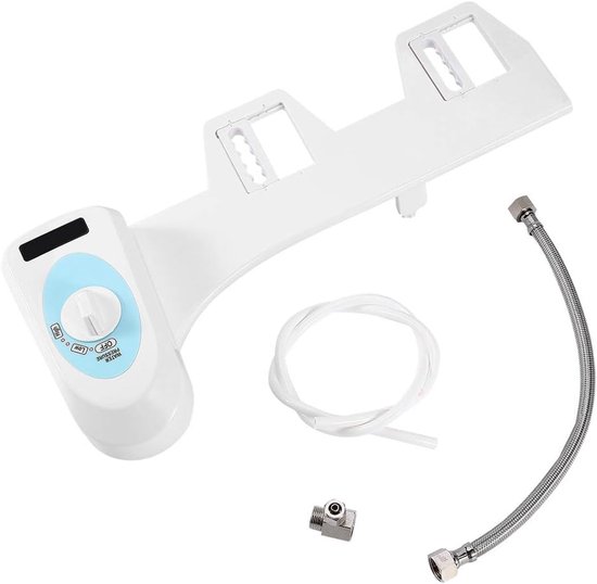Intelligent toilet douche bidet - warm koud water - zelfreinigend - niet-elektrische toiletbril - persoonlijke hygiëne - bidet toiletbrilbevestiging - zelfreinigende tape met 2 van Merkloos	