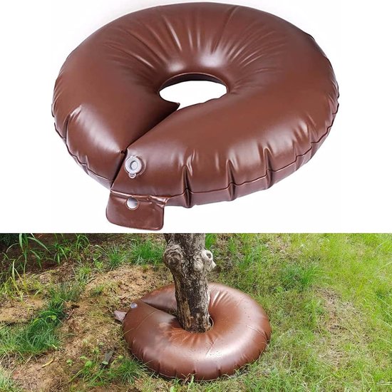 Irrigation Ring - 55 Litres - Water Bladder voor Bomen - Watering Bag - 520 g/m² Boom Irrigatie Zak - PVC - UV-Bestendig voor Druppelirrigatie - Struiken - Haagbomen van IRRIGATOOL