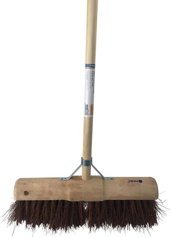 Ivana Straatbezem ronde kap bassine stalks 45cm (FSC 100%) van Ivana