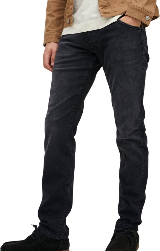 Jack & Jones Glenn Fox 147 Slim Fit Jeans Zwart 34 / 32 Man van Jack & Jones